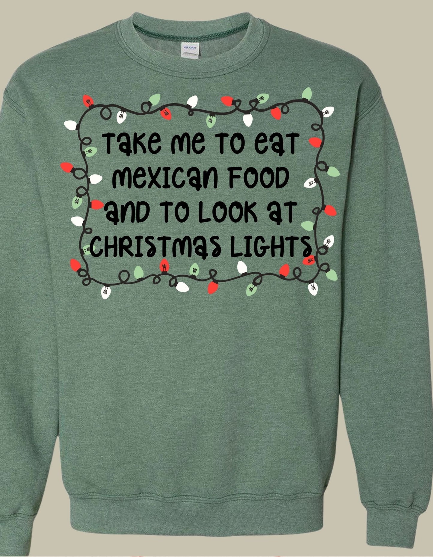 Take me to eat & look at lights