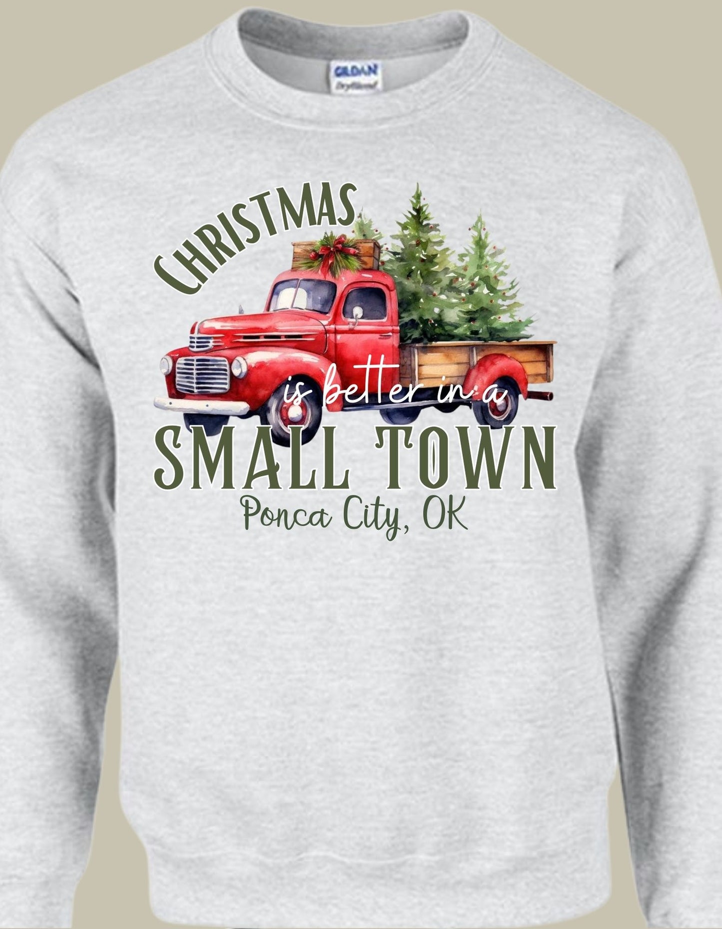 Christmas small town