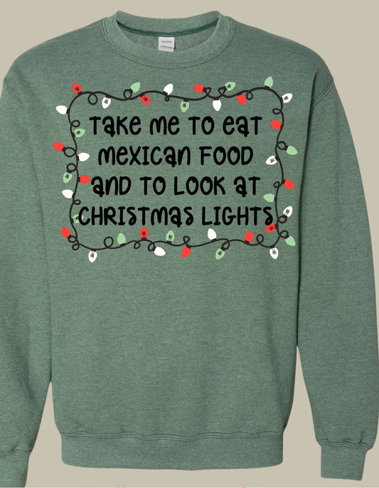 Take me to eat & look at lights