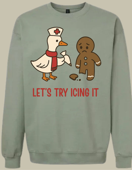 Let’s try icing it