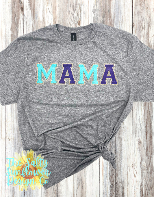 Faux Chenille MAMA