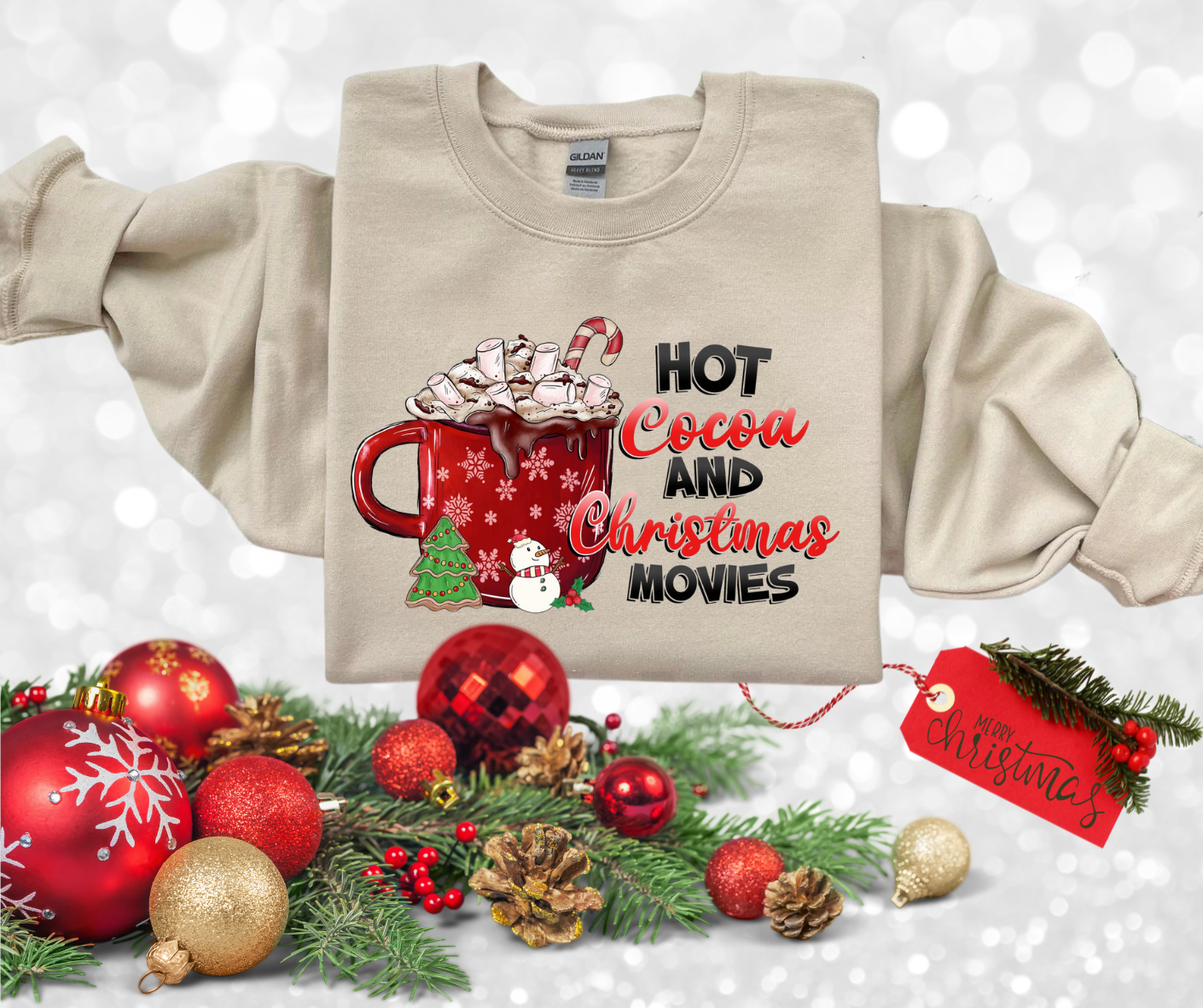 hot cocoa & Christmas movies